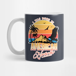 Was Born in American, November Retro Mug